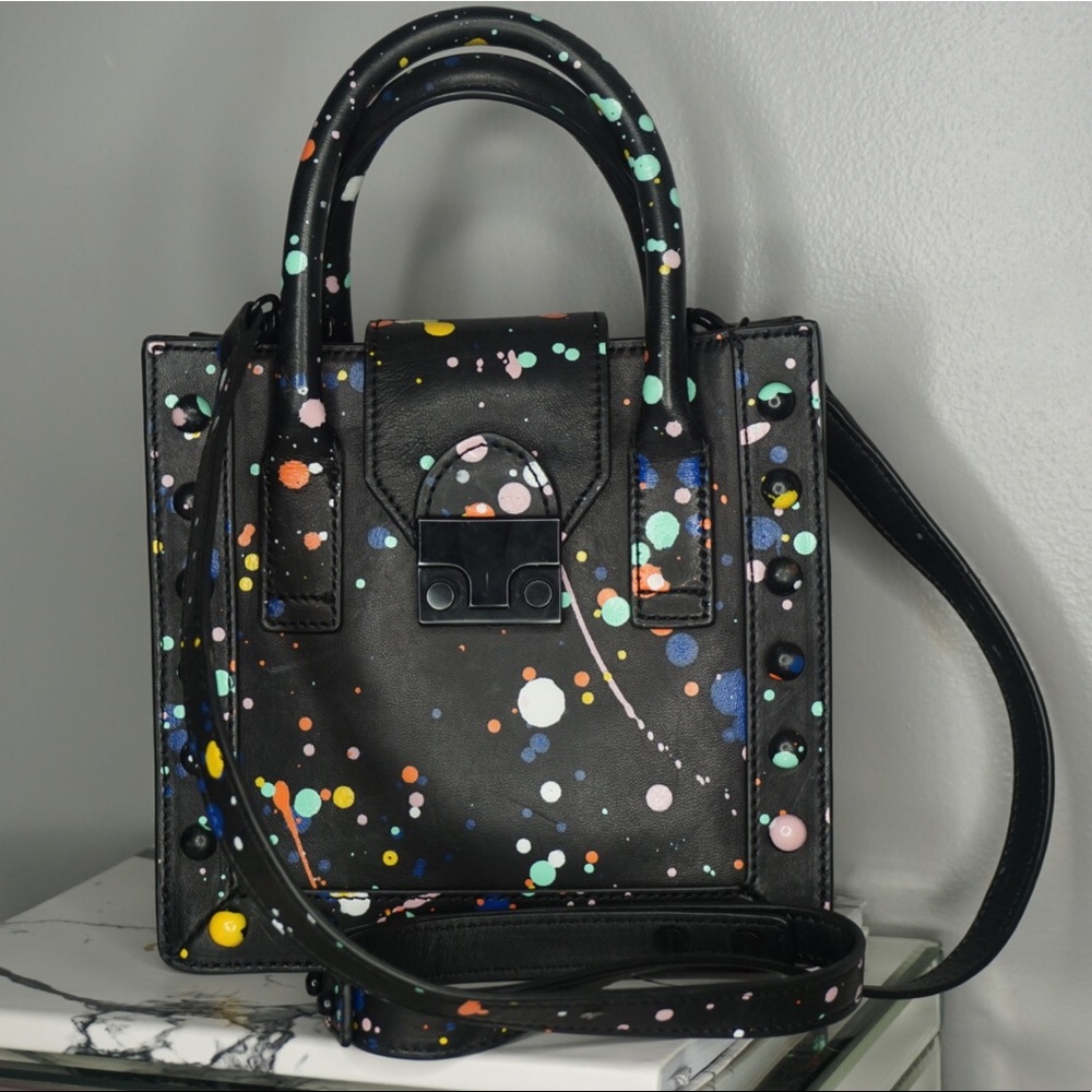 Loeffler Randall Mini Work Splatter Paint Tote
